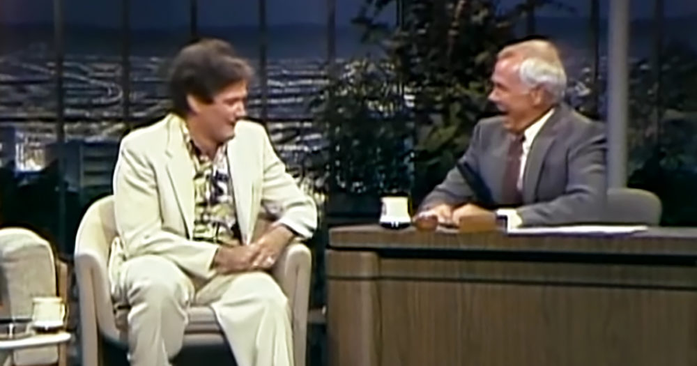 Robin Williams and Johnny Carson