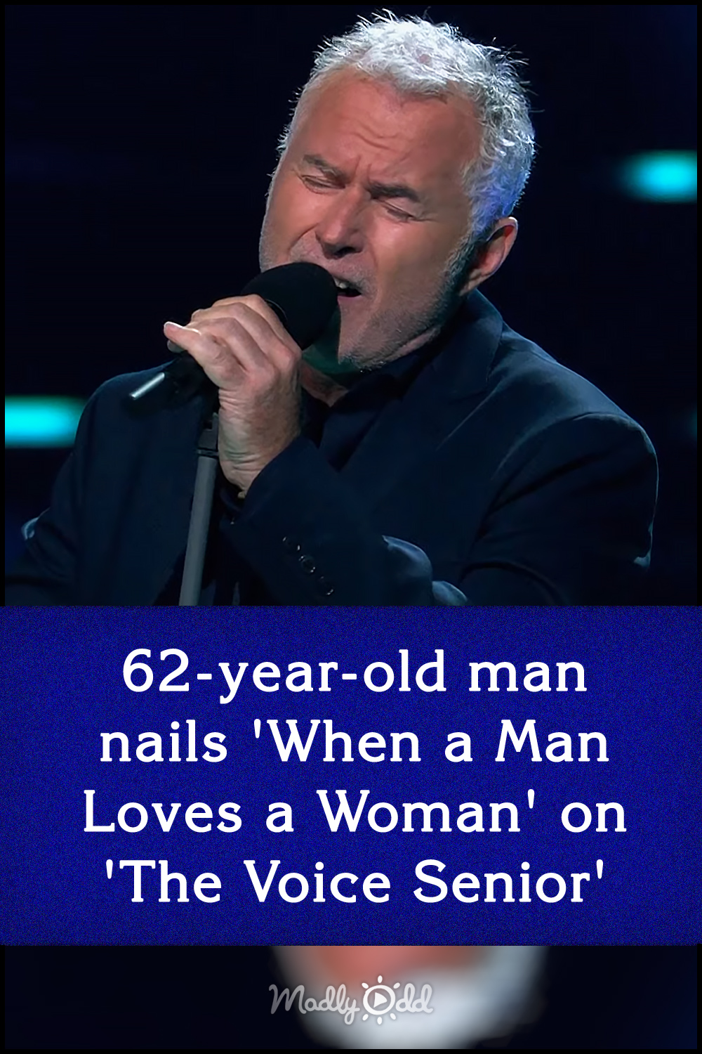 Phil Bee nails \'When a Man Loves a Woman\' on \'The Voice Senior\'