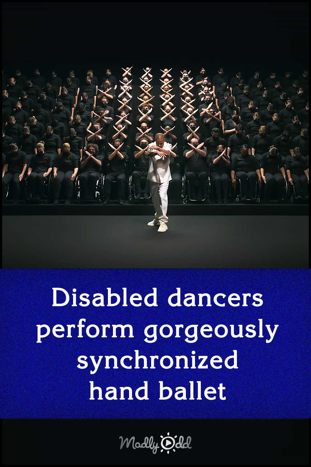 Disabled dancers perform gorgeously synchronized hand ballet