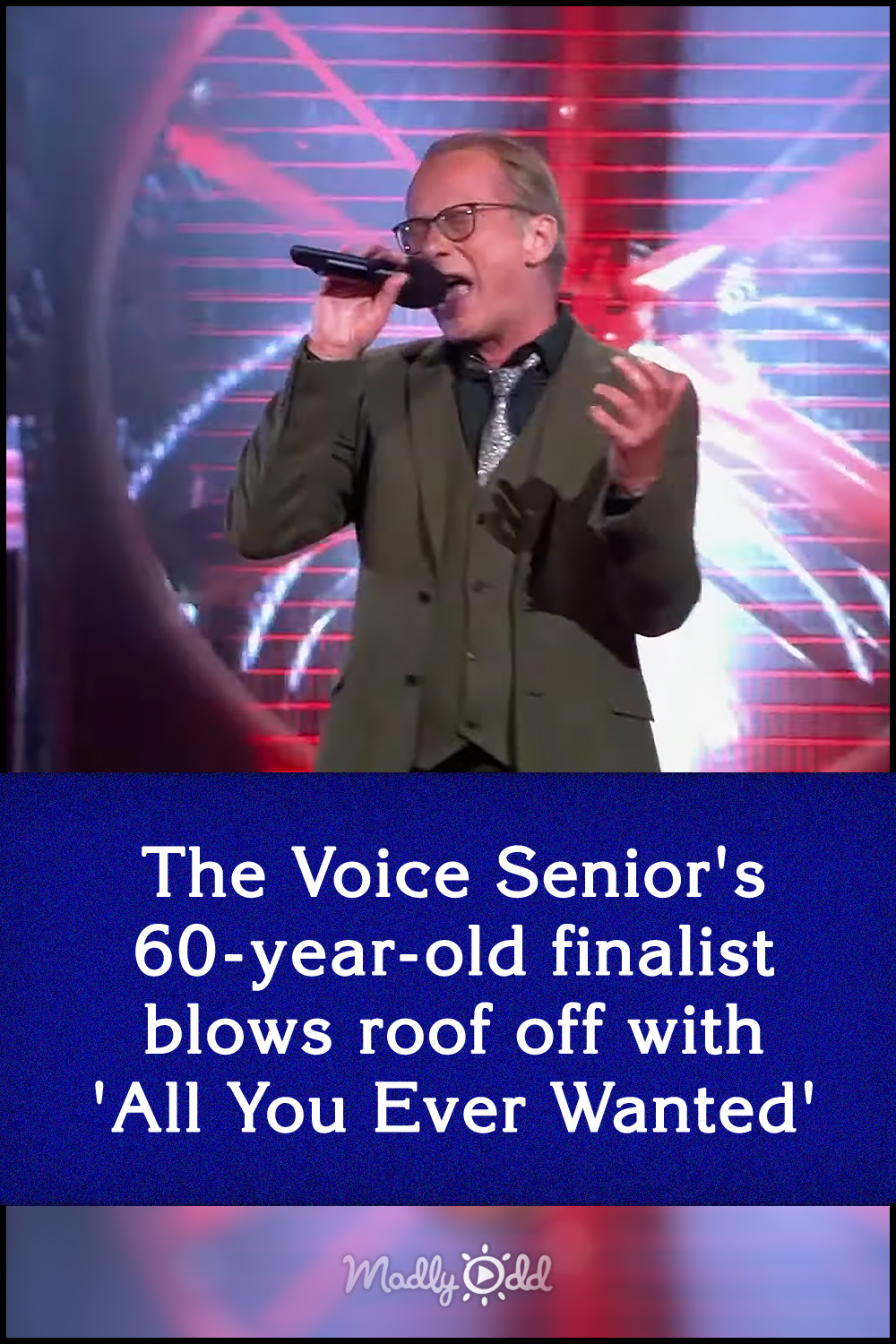 The Voice Senior\'s 60-year-old finalist blows roof off with \'All You Ever Wanted\'