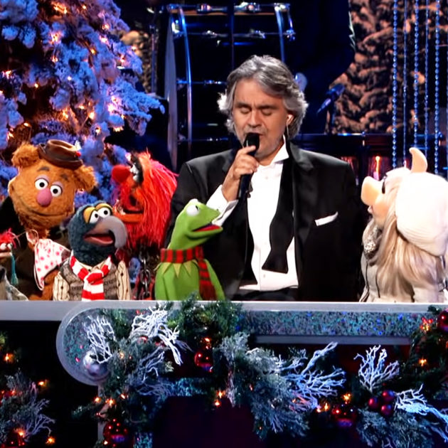 Andrea Bocelli and the Muppets team up to sing unique rendition of