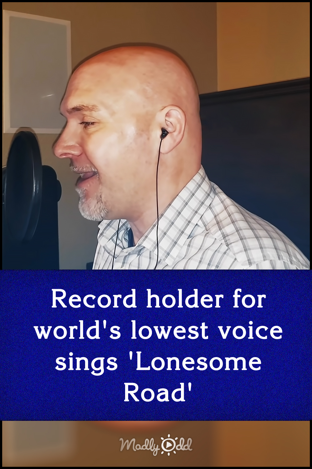 Record holder for world\'s lowest voice sings \'Lonesome Road\'