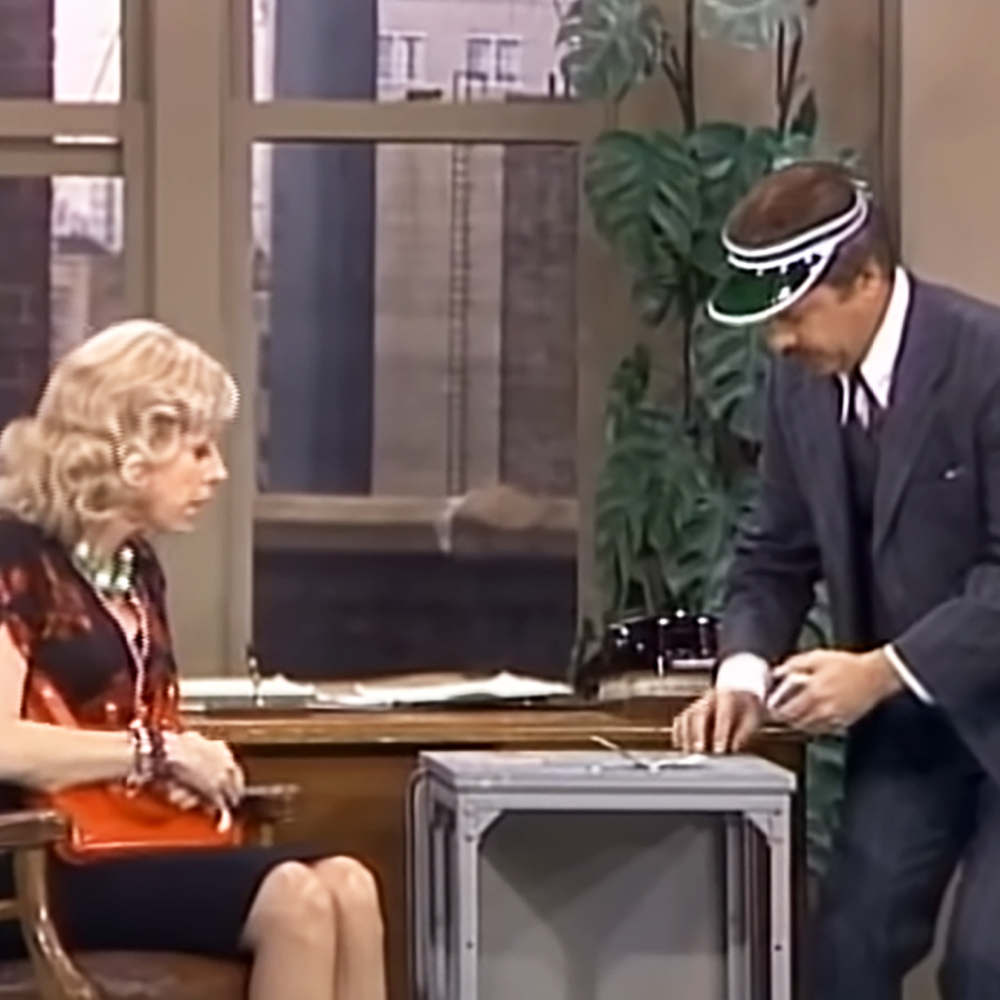 Carol Burnett and Tim Conway