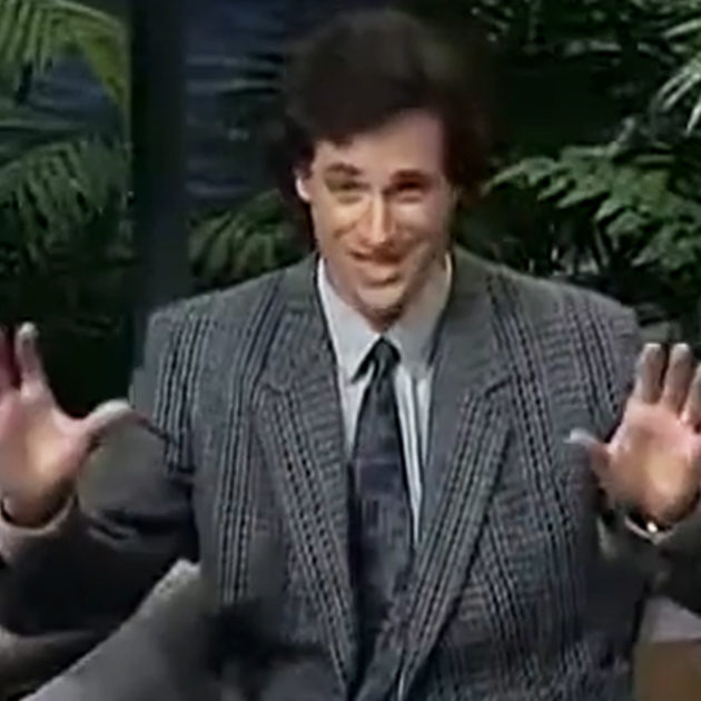 Bob Saget performs to roaring laughter in this hilarious Johnny Carson ...
