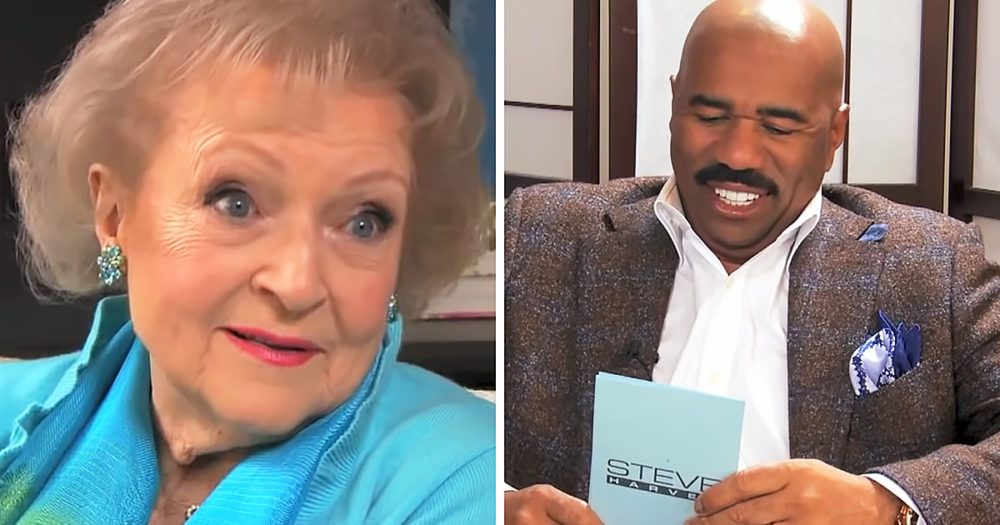 Betty White and Steve Harvey