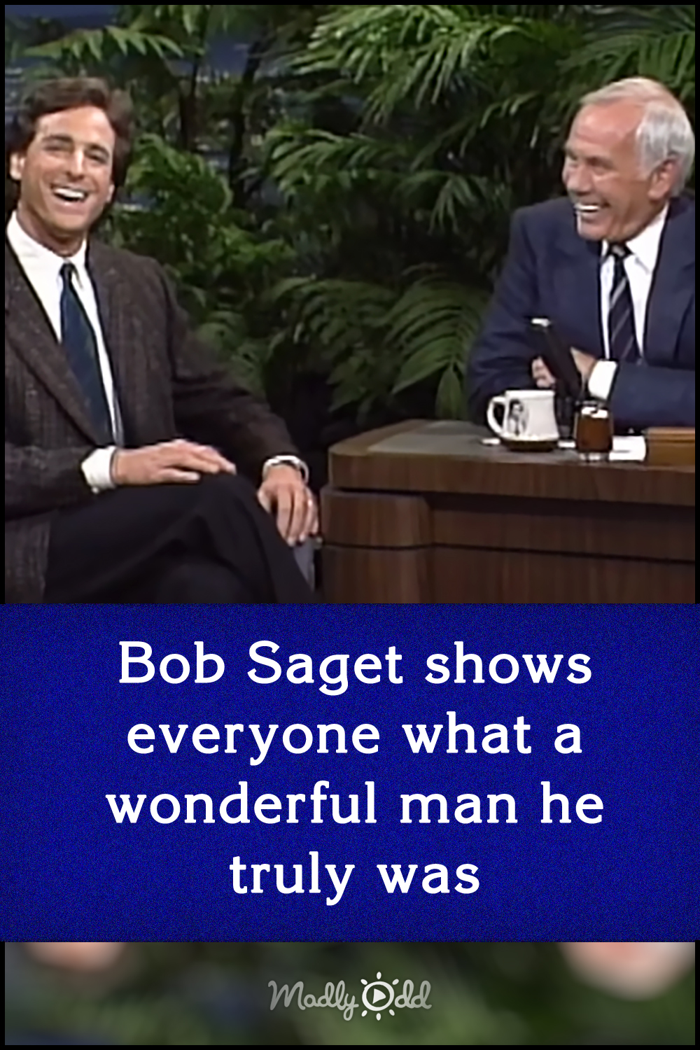 Bob Saget shows everyone what a wonderful man he truly was