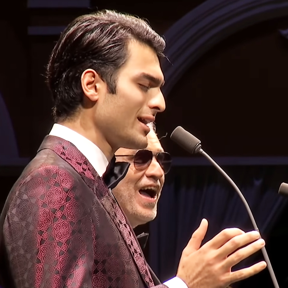 Andrea Bocelli and Matteo Bocelli