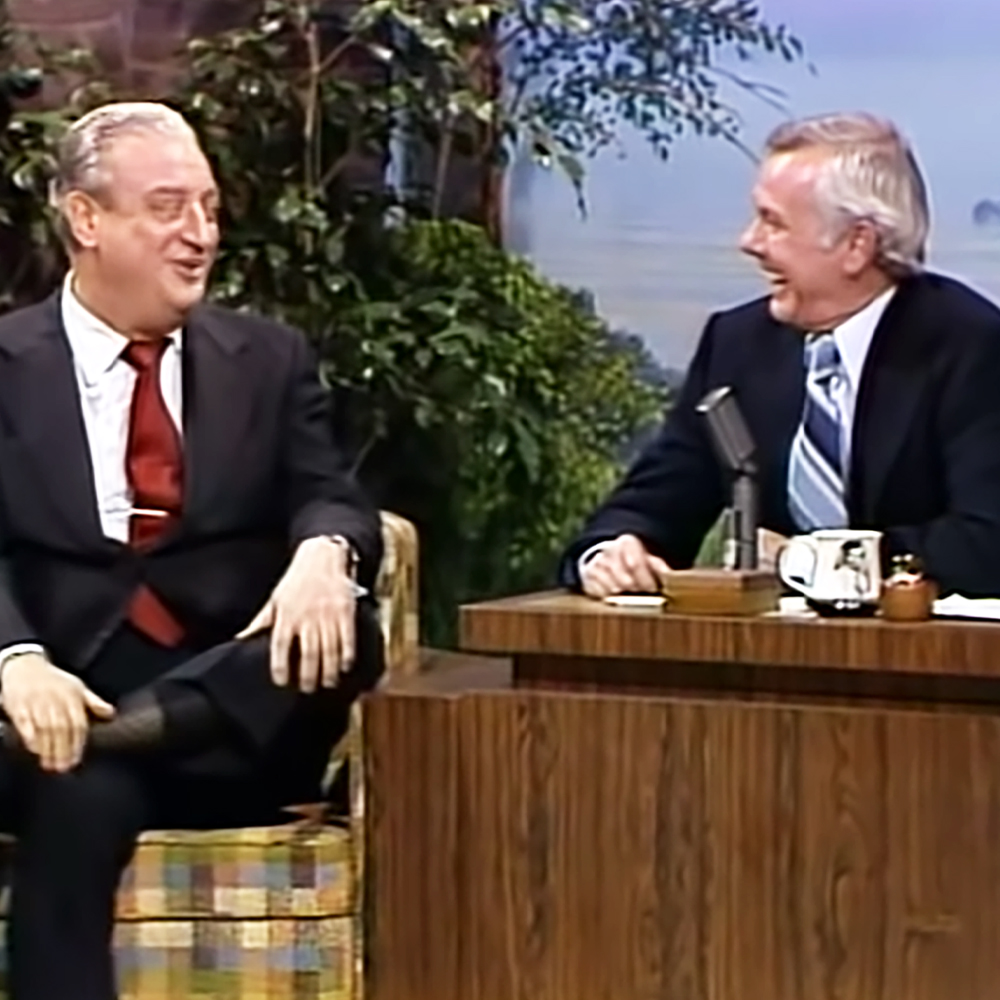 Rodney Dangerfield and Johnny Carson