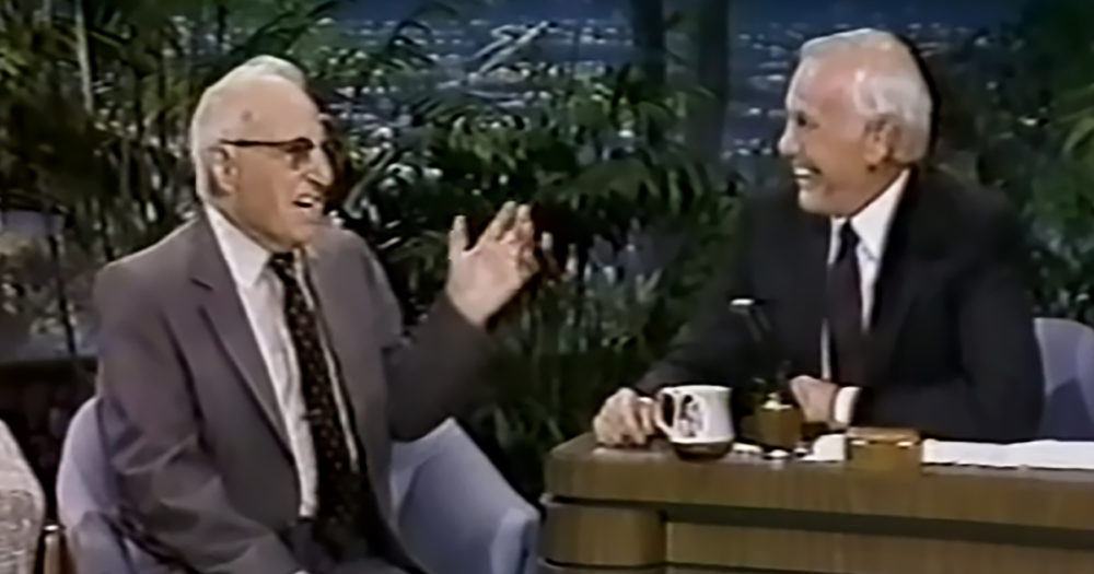 Merritt Heaton and Johnny Carson