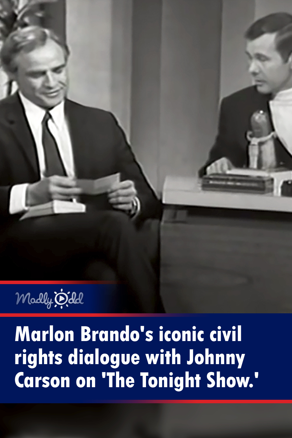 Marlon Brando\'s iconic civil rights dialogue with Johnny Carson on \'The Tonight Show\'