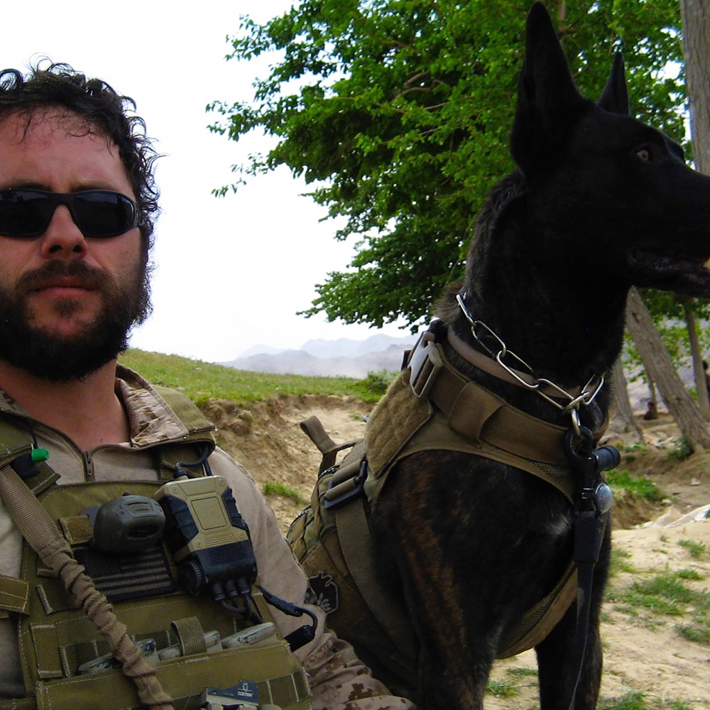 K9 Dog and Navy SEAL
