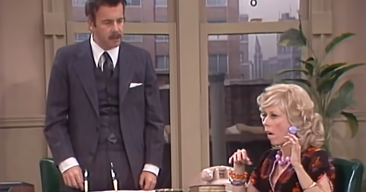 Carol Burnett and Tim Conway