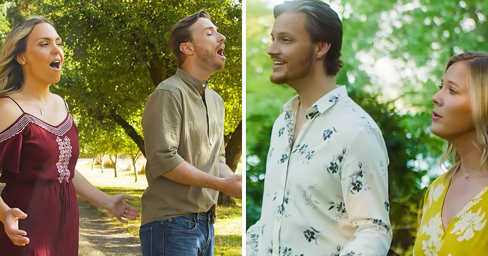 Evynne Hollens, Peter Hollens, Tim Foust, and Jenika Marion