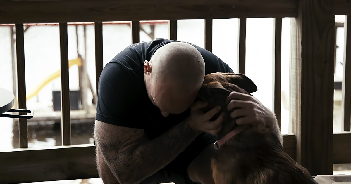 Navy SEAL and the dog who saved his life
