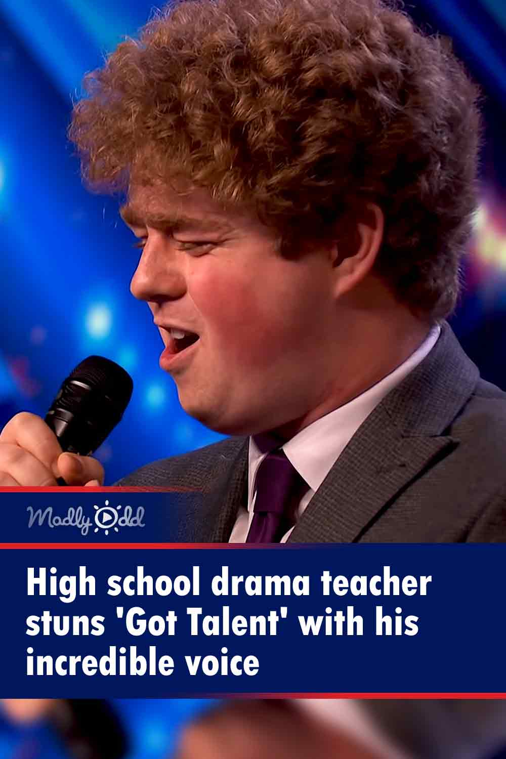 High school drama teacher stuns \'Got Talent\' with his incredible voice