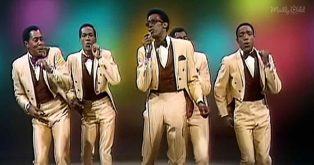 ‘The Temptations’ performing on ‘ The Ed Sullivan Show’