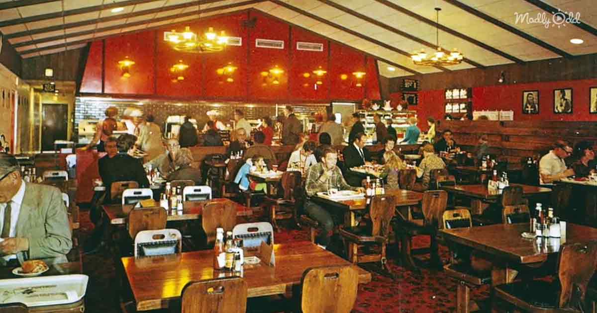 Historical signage of Bonanza Steakhouse highlighting affordable meals