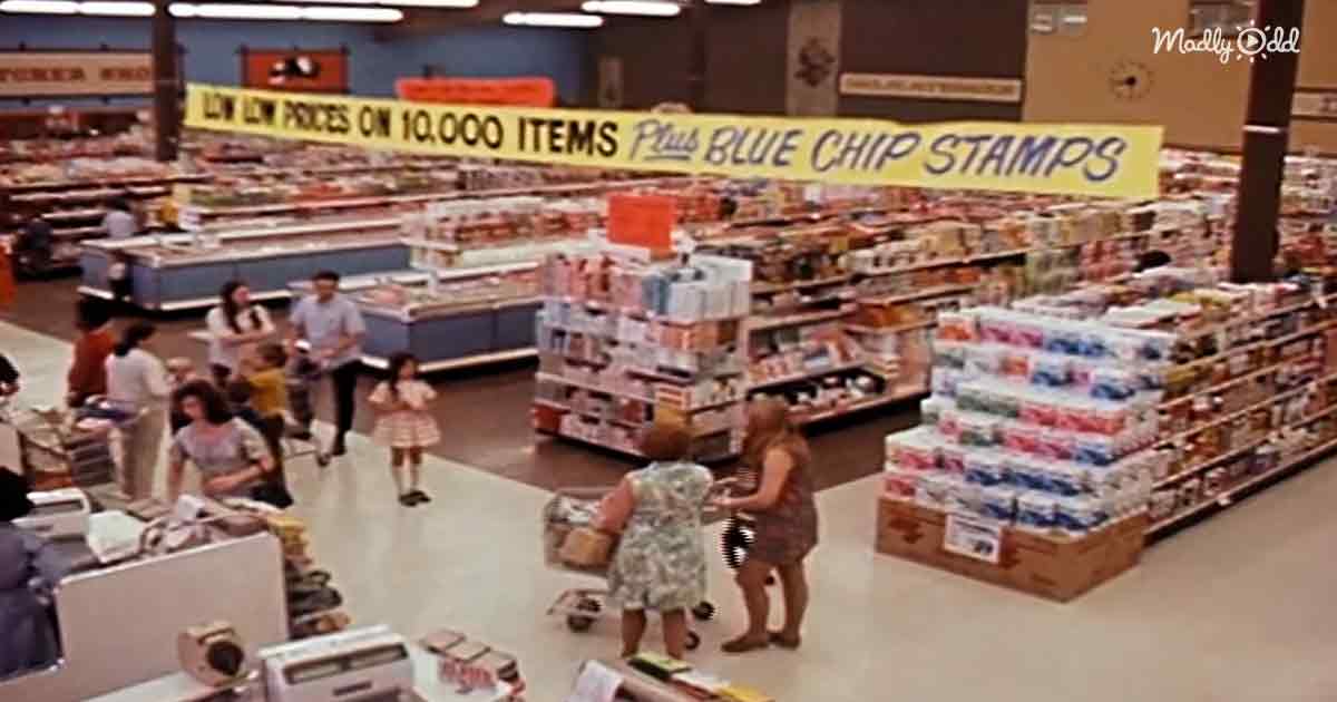 Supermarket - 1971 grocery shopping