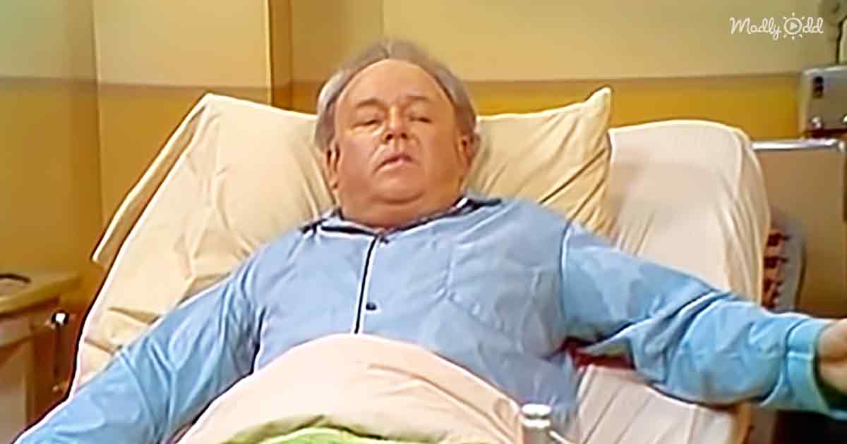 Archie Bunker reacts to roommate