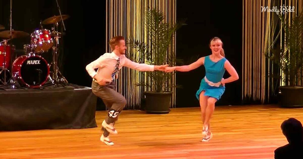 Couple's Boogie Woogie dance performance