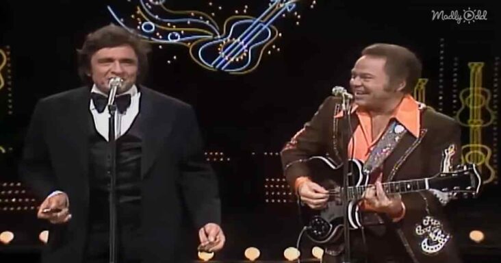 Johnny Cash and Roy Clark