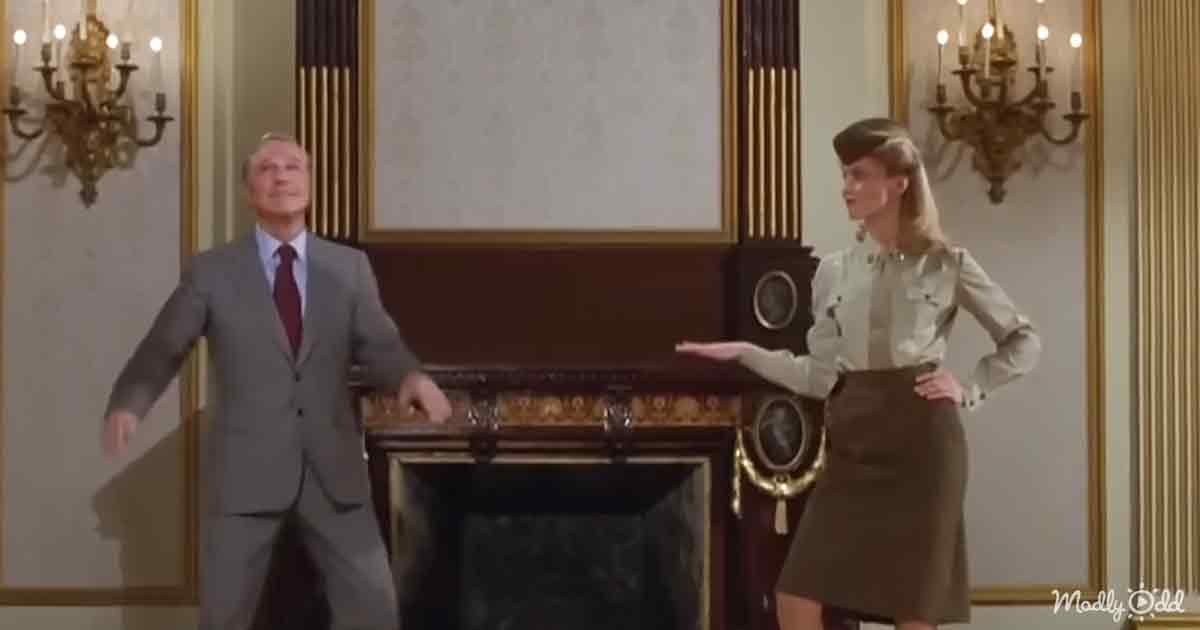 Olivia Newton-John and Gene Kelly