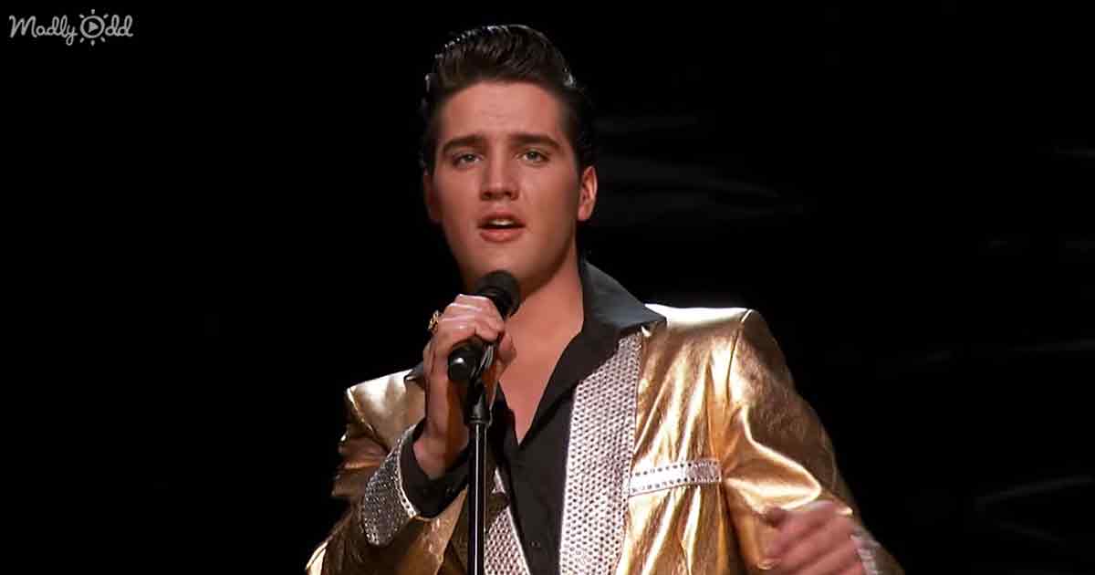 Elvis Presley sings with AGT Judges