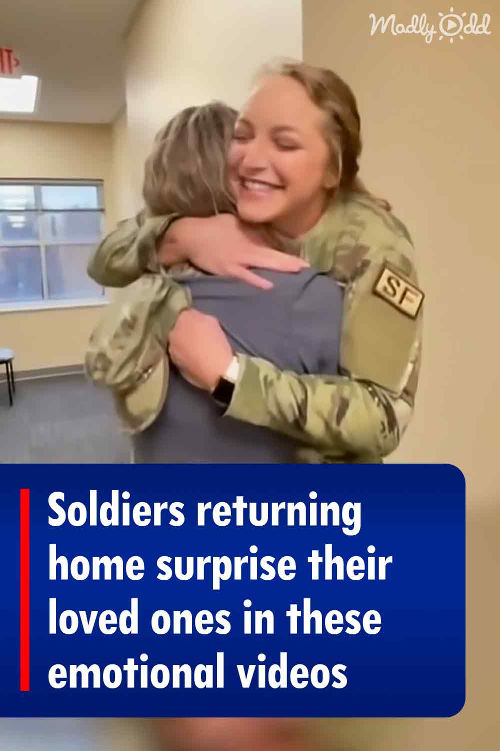 Soldiers returning home surprise their loved ones in these emotional videos