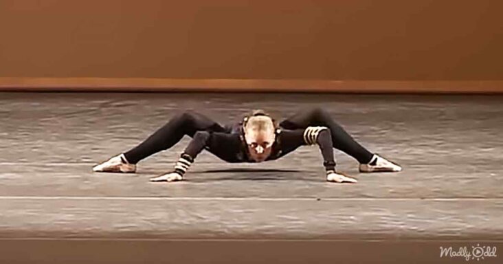 Professional ballerina’s “spider dance”