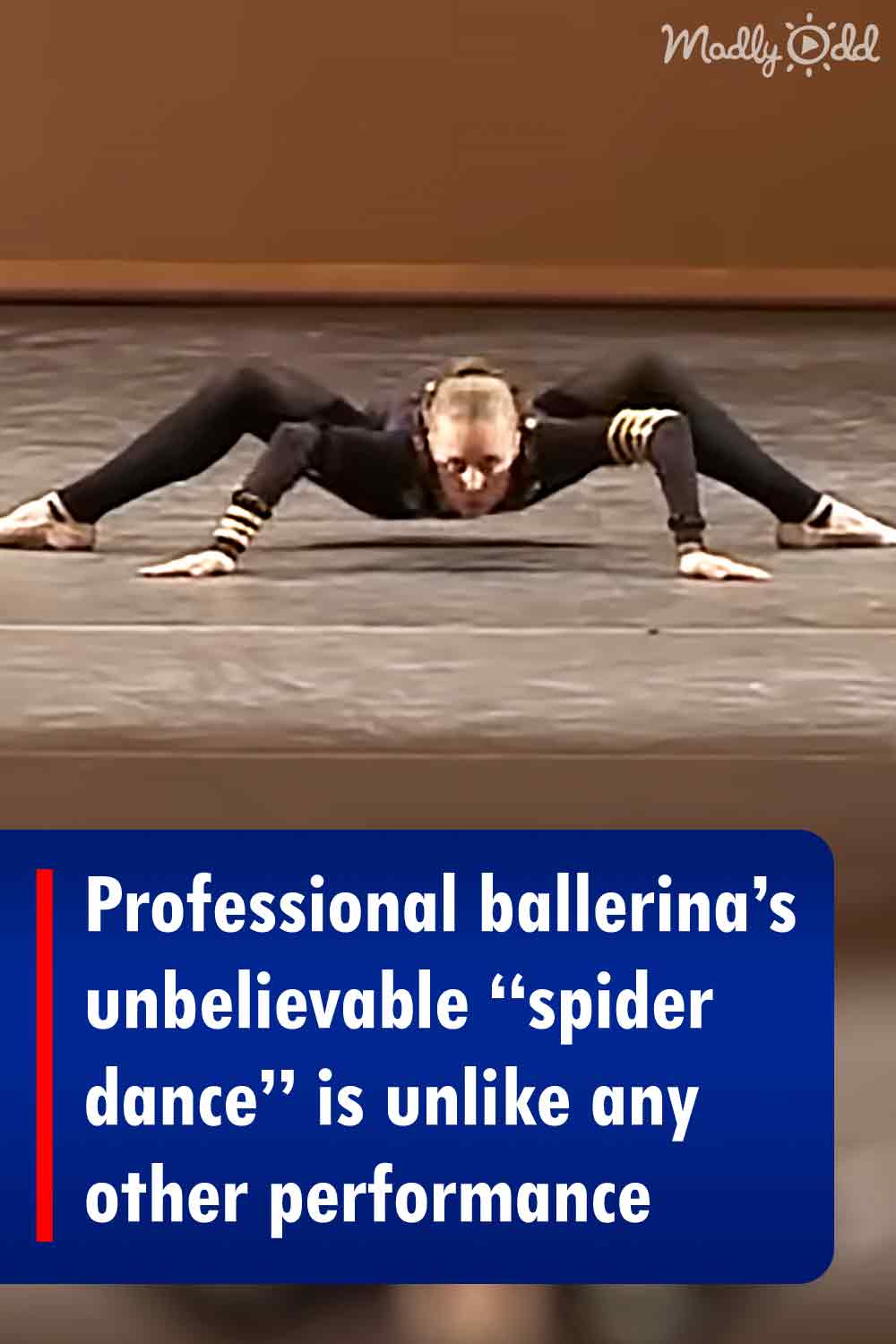 Professional ballerina’s unbelievable “spider dance” is unlike any other performance