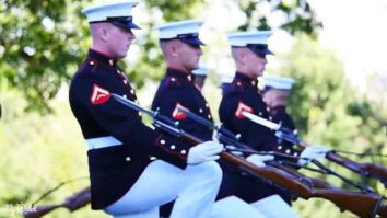 Marines synchronized rifle performance