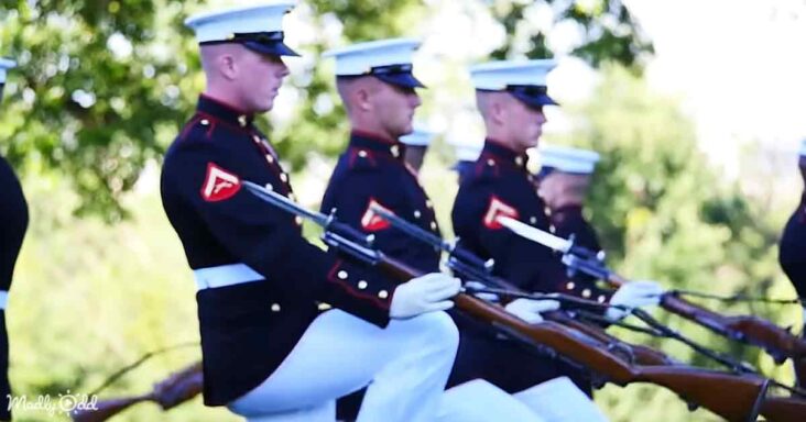 Marines synchronized rifle performance