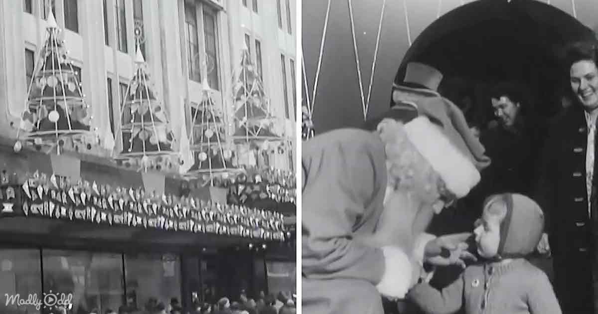 Holiday Season in 1955 Like a Scene From a Christmas Card