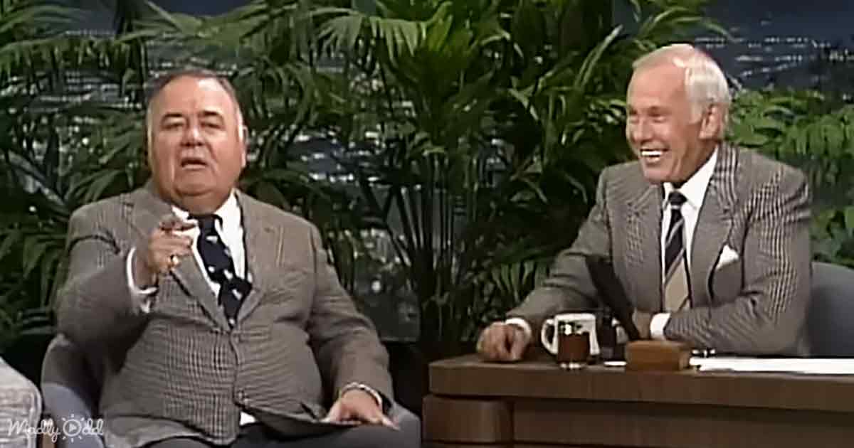Jonathan Winters and Johnny Carson