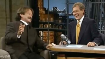 Robin Williams and David Letterman
