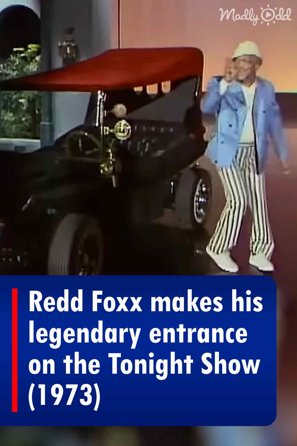 Redd Foxx makes his legendary entrance on the Tonight Show (1973)
