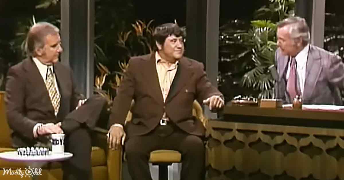 Buddy Hackett and Johnny Carson