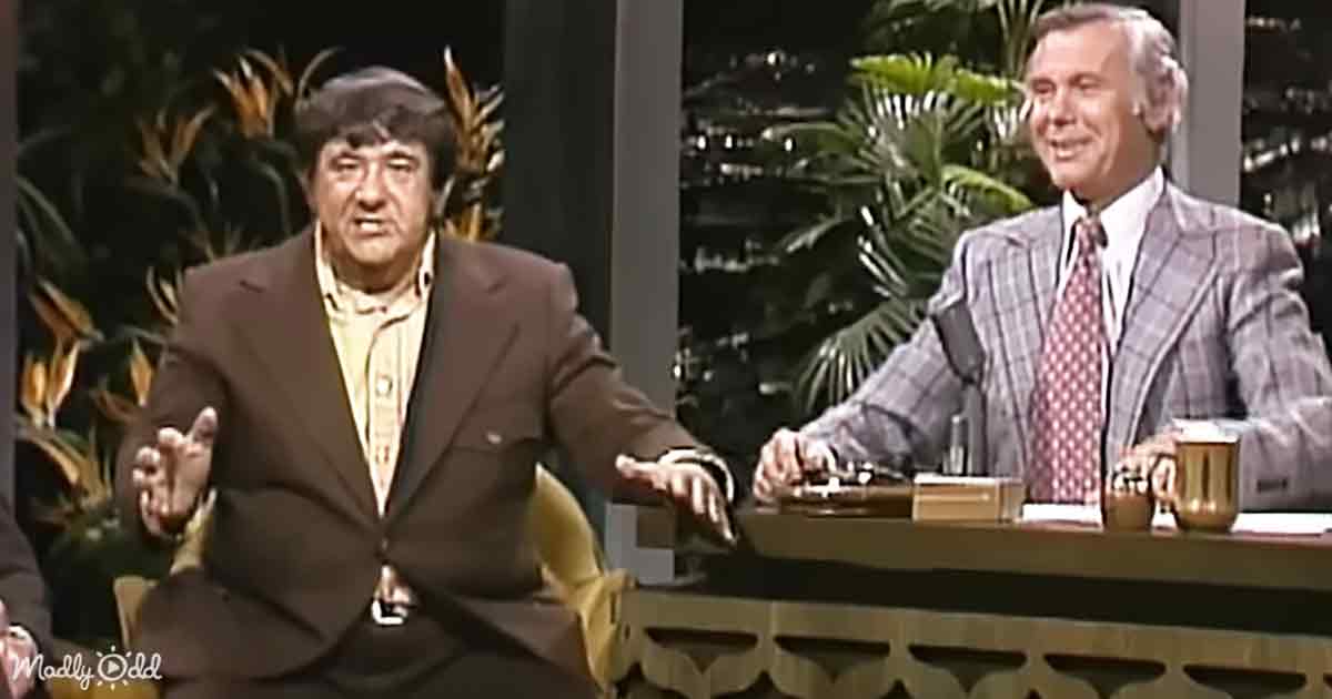 Buddy Hackett and Johnny Carson