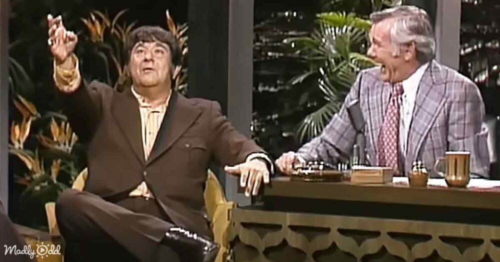Buddy Hackett and Johnny Carson