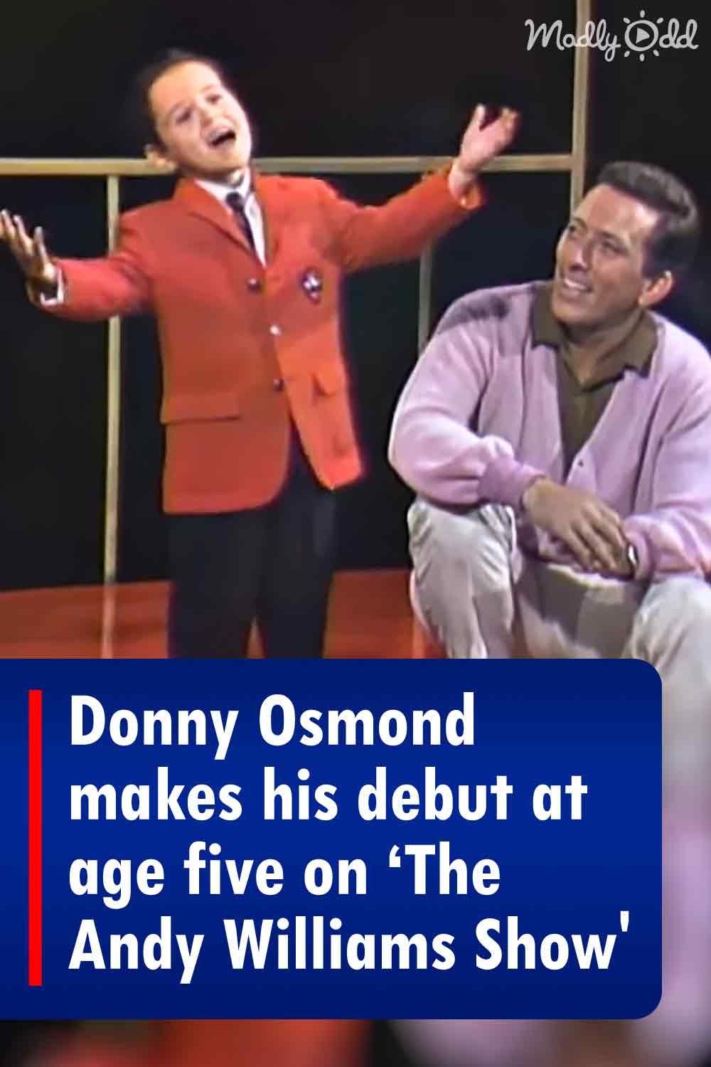 Donny Osmond makes his debut at age five on ‘The Andy Williams Show\'
