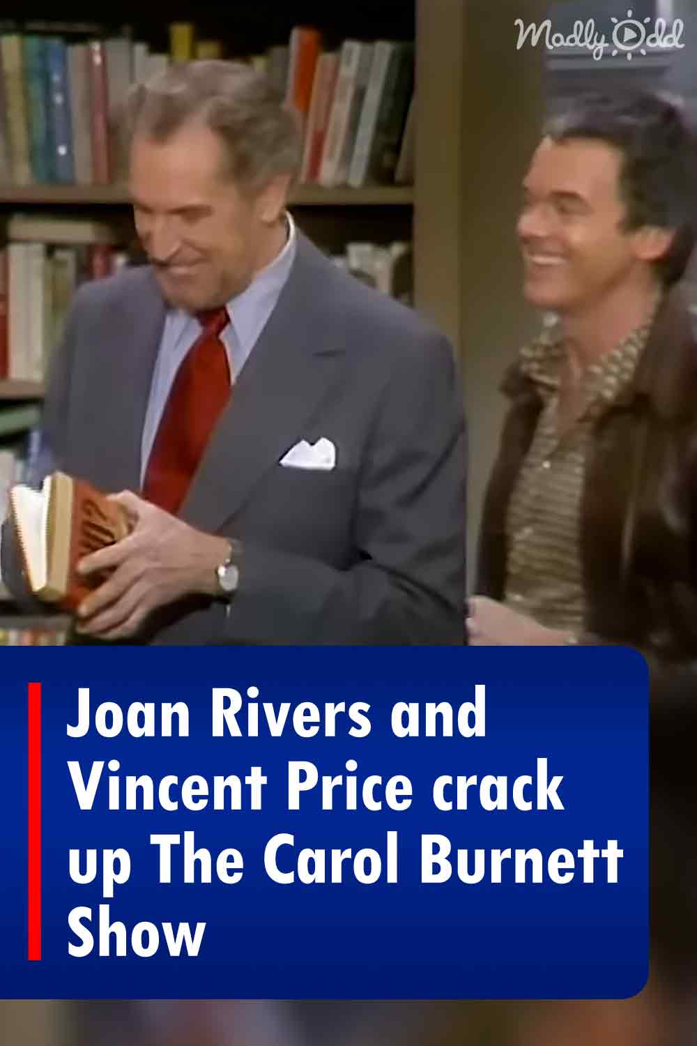 Joan Rivers and Vincent Price crack up The Carol Burnett Show