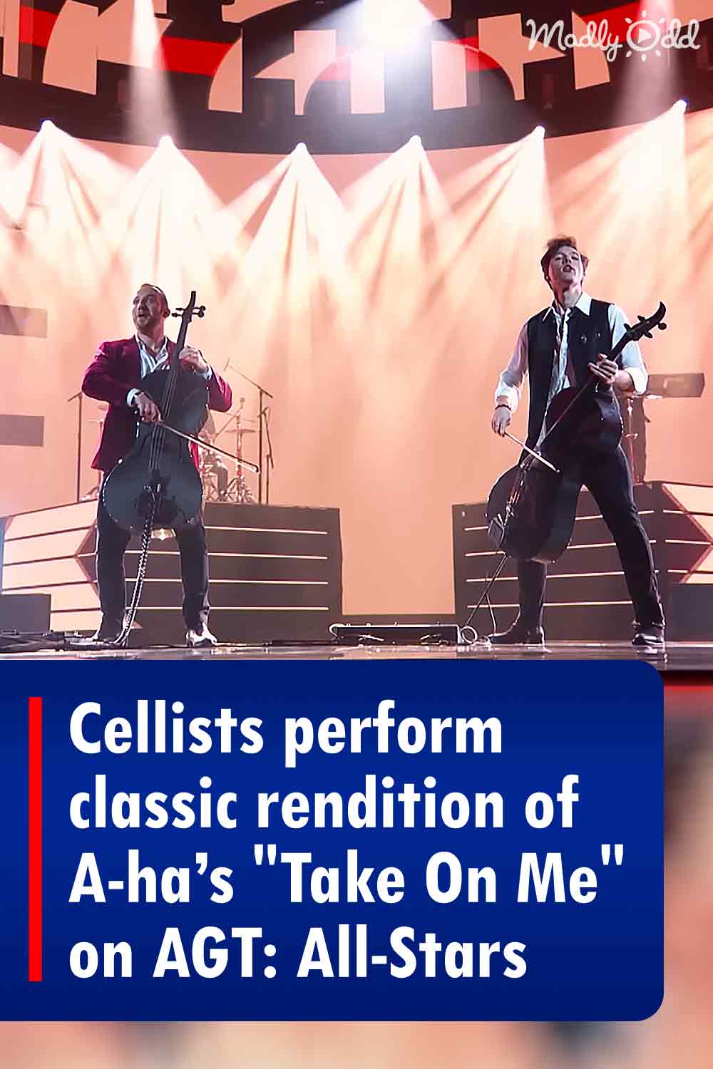Cellists perform classic rendition of A-ha’s \