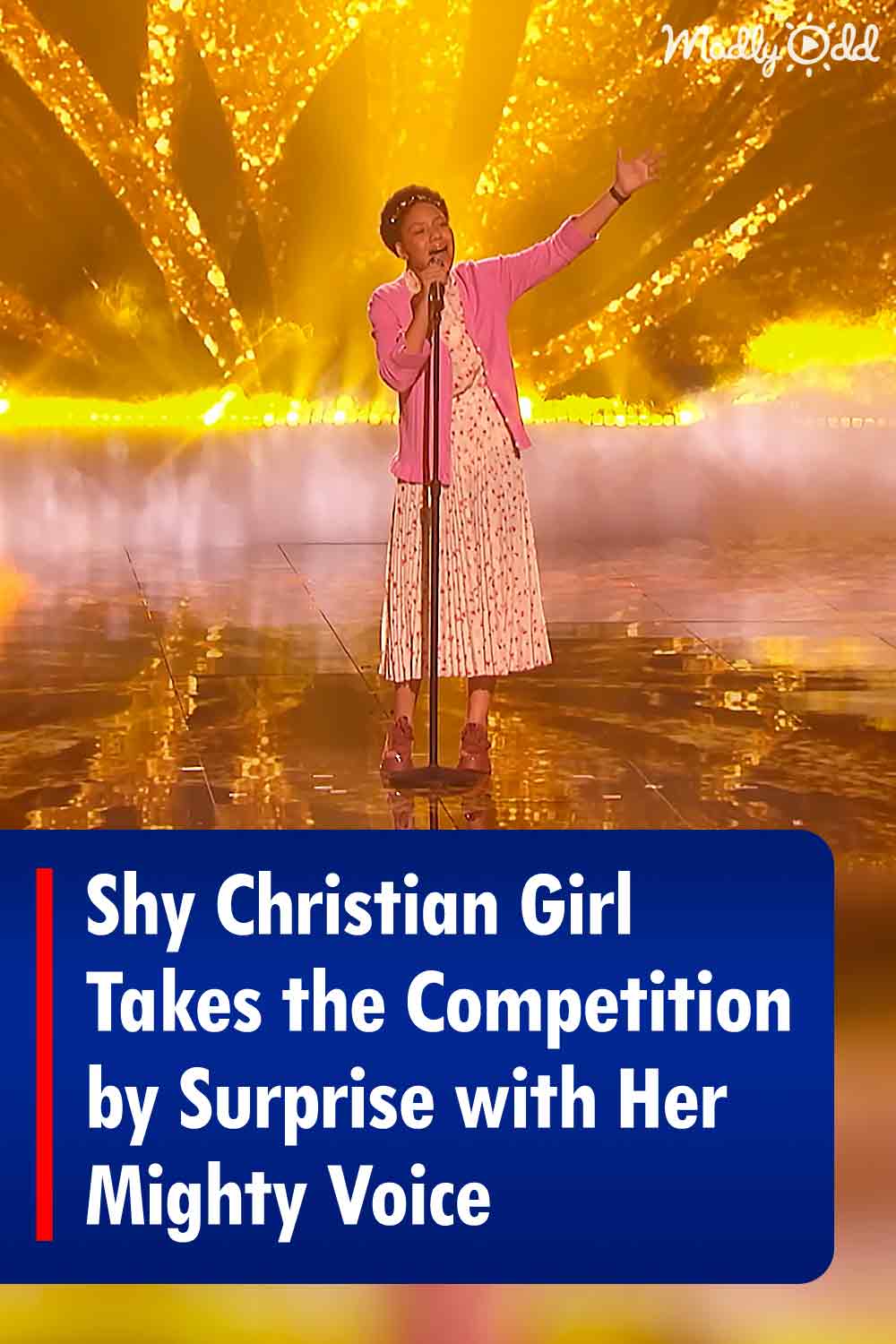 Shy Christian Girl Takes the Competition by Surprise with Her Mighty Voice