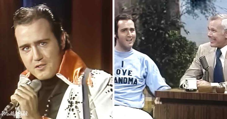 Andy Kaufman and Johnny Carson