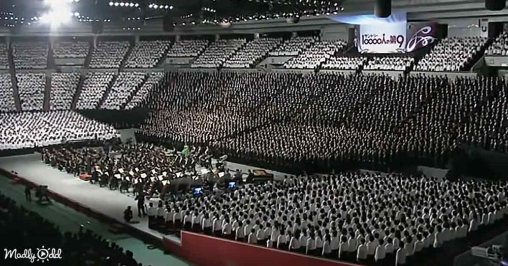 10,000 Japanese choir singing Beethoven&rsquo;s &lsquo;Ode to Joy&rsquo;