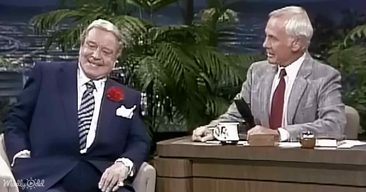 Jackie Gleason and Johnny Carson