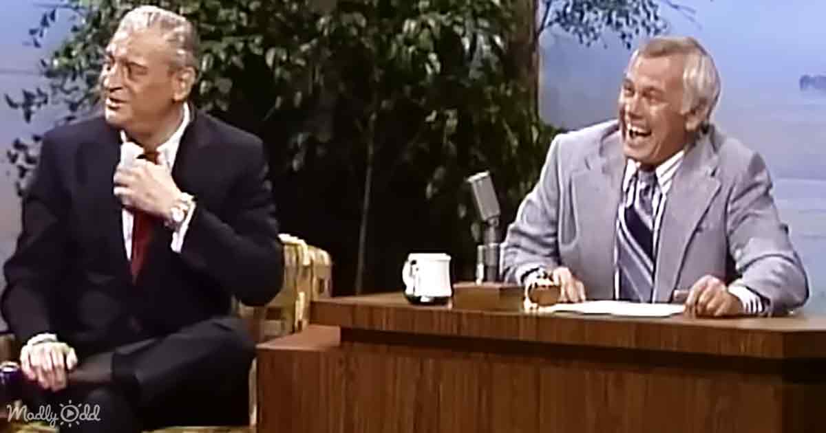 Rodney Dangerfield and Johnny Carson