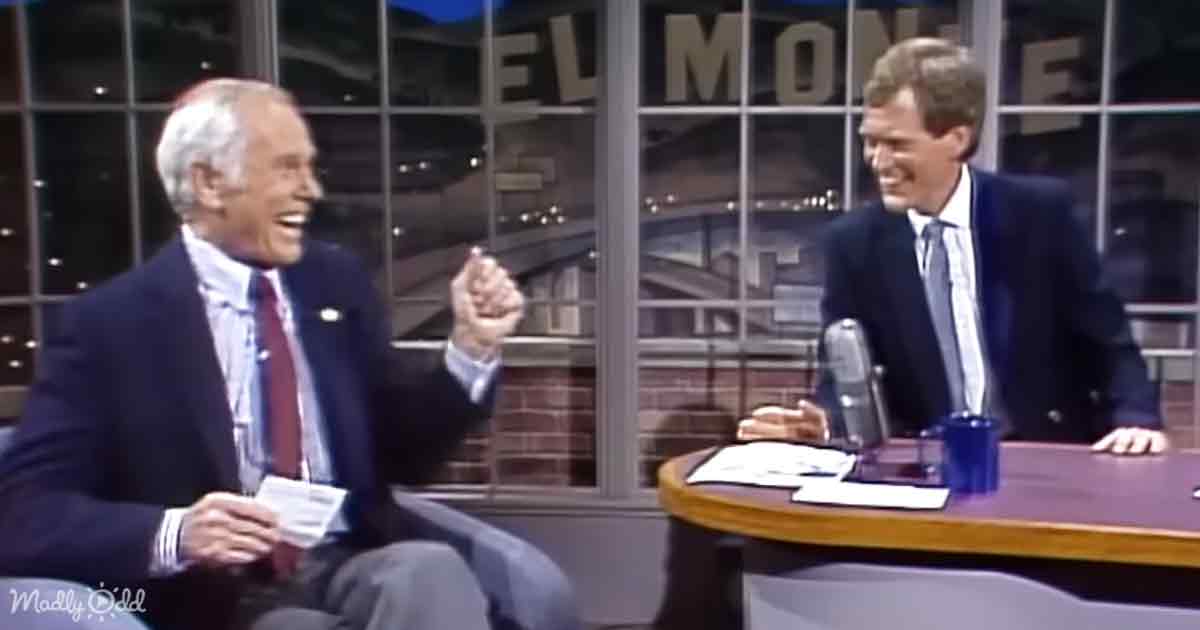 Johnny Carson and David Letterman