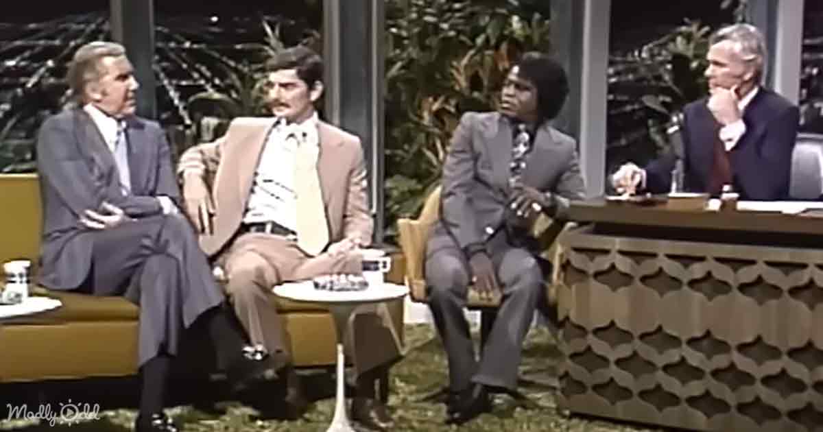 James Brown and Johnny Carson