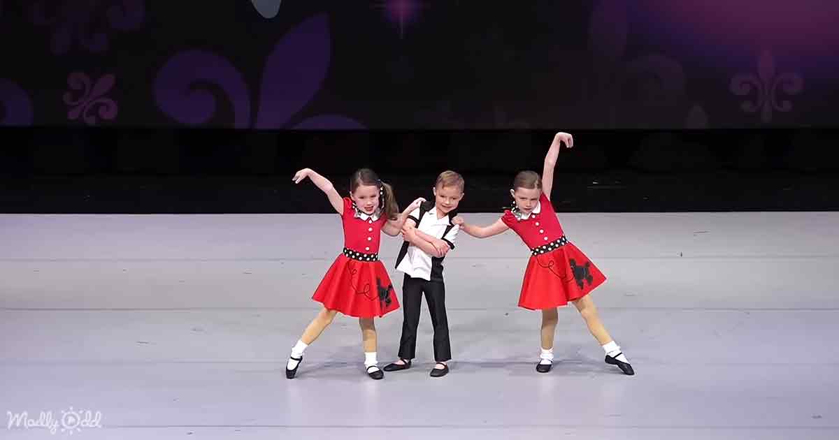 Three adorable dancers